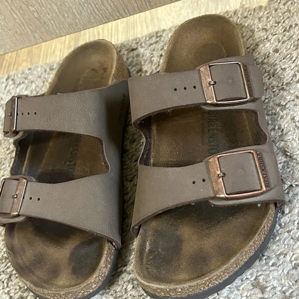 Birkenstock Arizona Sandals Mocha Unisex Little Kids Brown Size 32 1 Outdoor Run